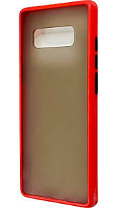 TPU чохол накладка Matte Color Case для Samsung Galaxy Note 8 червоний