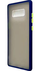 TPU чохол накладка Matte Color Case для Samsung Galaxy Note 8 синій