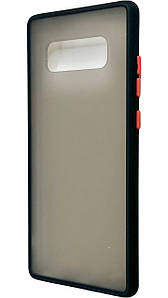 TPU чохол накладка Matte Color Case для Samsung Galaxy Note 8 чорний