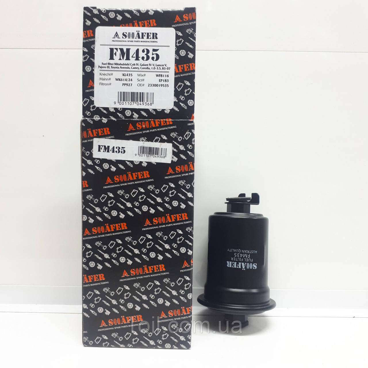Фільтр паливний        SHAFER FM435  Gelly CK (KL131, KL436, KL128, KL185)