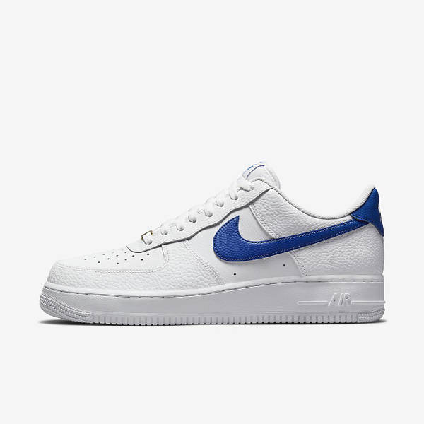 Nike air force 1 white royal blue sales