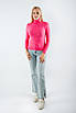 Жіночий гольф водолазка рожевий 3462 (2000000113692), фото 5