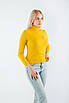 Жіночий гольф водолазка жовтий 3462 (2000000113654), фото 3