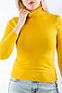 Жіночий гольф водолазка жовтий 3462 (2000000113654), фото 4
