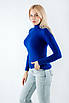 Жіночий гольф водолазка синій 3462 (2000000113708), фото 2