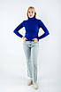 Жіночий гольф водолазка синій 3462 (2000000113708), фото 5
