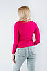Жіночий гольф водолазка фуксія 3462 (2000000113722), фото 2