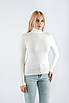 Жіночий гольф водолазка білий 3462 (2000000113630), фото 3