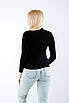 Жіночий гольф водолазка чорний 3462 (2000000113746), фото 2