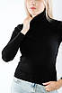 Жіночий гольф водолазка чорний 3462 (2000000113746), фото 3