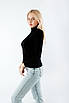 Жіночий гольф водолазка чорний 3462 (2000000113746), фото 5