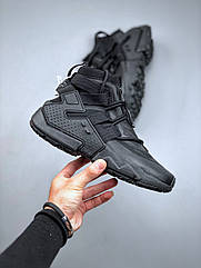 Eur36-45 чоловічі жіночі Nike Air Huarache Gripp Triple Black високі демісезонні кросівки