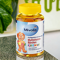 Комплекс дитячих вітамінів Mivolis Multivitamin Bärchen 60