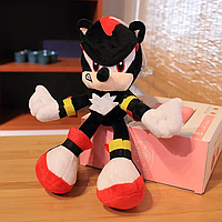 Мягкая игрушка Соник Икс Ёж Шэдоу 40см, оригинальная плюшевая игрушка Sonic из мультфильма