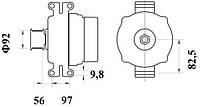 Генератор ГЕНЕРАТОР 28V 80A MAHLE/ISKRA CN AAN5404