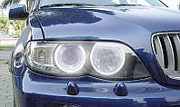 Ангельські очі LED BMW Е46 у безлінзові фари