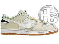 Женские кроссовки Nike Dunk Low Scrap Sea Glass Light Blue Beige DB0500-100