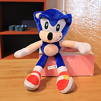Мягкая игрушка Соник 40см, оригинальная плюшевая игрушка Sonic из мультфильма, Синий