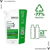 Шампунь от перхоти для сухих волос - Vichy Dercos Anti-Pelliculaire Anti-Dandruff Shampooing (сменный блок)