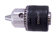 Патрон для дрели с ключем Apro - 3/8" x 24 x 1,5-10 мм