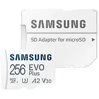 Карта памяти Samsung microSDXC 256GB EVO Plus UHS-I