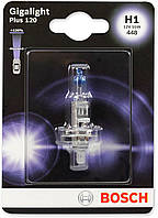 Галогенова лампа BOSCH Gigalight Plus 120% H1 55 W 12 V P14.5S 1 шт./блістер (1987301108)