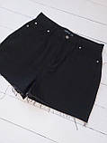 Шорти жіночі джинсові класичні Boohoo Чорні, фото 4