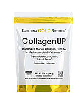 Морские пептиды коллагена с гиалуроновой кислотой в порошке, CollagenUP, California Gold Nutrition, 206 г