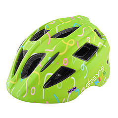 Велосипедний шолом дитячий Grey's S зелений матовий