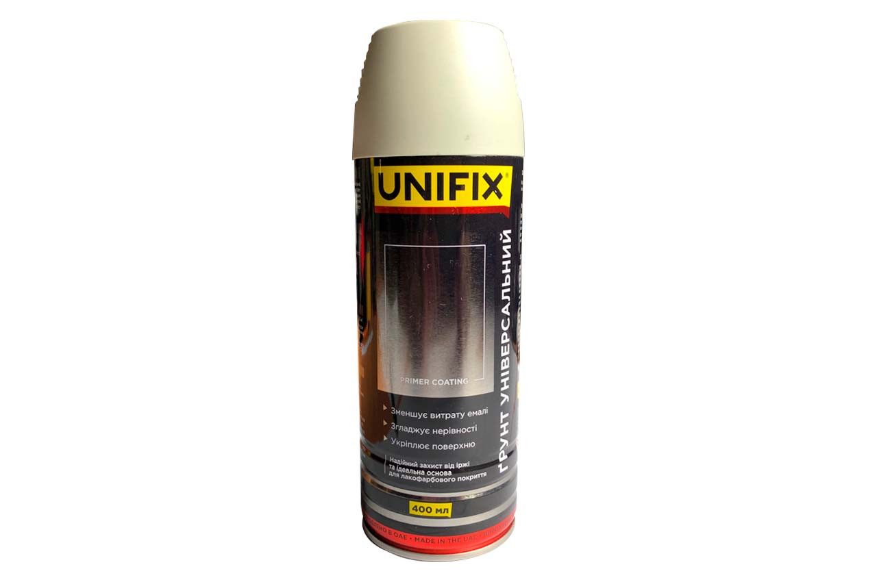 Грунт универсальный Unifix - 400мл серый мат - фото 1 - id-p1972583936