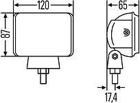 Фара протитуманна Hella Micro FF 1NA007133801 (комплект 2 фари)