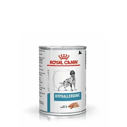 Вологий корм для собак, при харчовій алергії Royal Canin Hypoallergenic 400 г (домашня птиця), фото 1