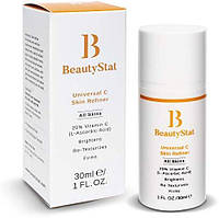 Осветляющая антивозрастная сыворотка для лица с витамином С Beautystat Universal C Skin Refiner 30 мл
