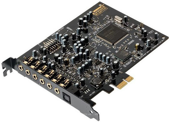 Звуковая карта PCI-e x1 7.1 каналов Creative Audigy Rx (SB1550) бу ...