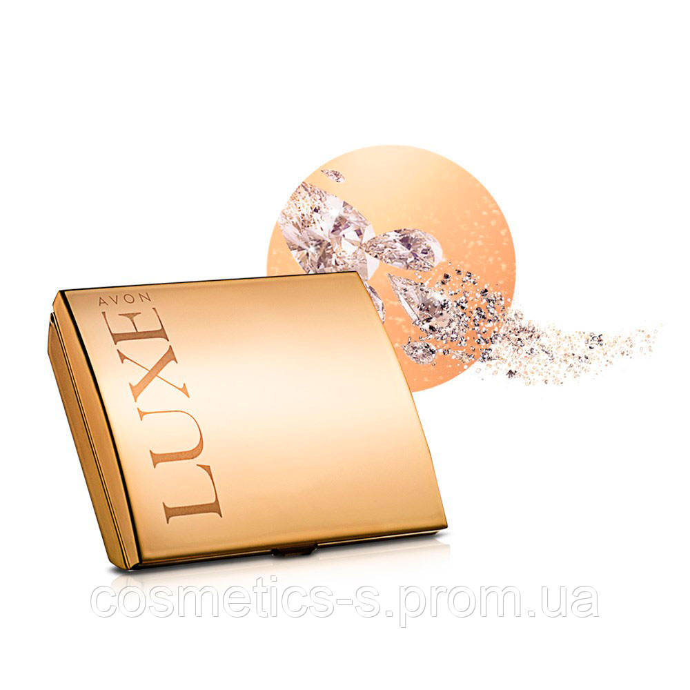 Компактна пудра Luxe Fair Silk,чистий шовк, Avon, Ейвон Люкс, 07707