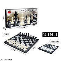 Шахматы 2014-BC (48шт/2) 2 в 1, короб. 20,1*3,4*9,7