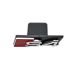 Емблема решітки радіатора Audi S4, фото 4