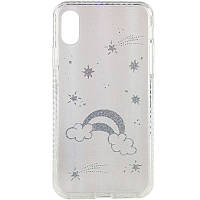 TPU+Glass чехол Aurora Space для Apple iPhone XS Max (6.5")