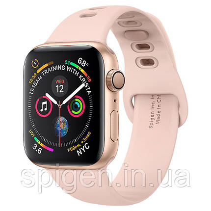 Ремінець Spigen для Apple Watch Series 5/4/3/2/1 44/42 mm Air Fit, Rose Gold (062MP25401), фото 1