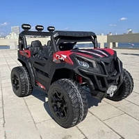 Детский электромобиль Buggy Turbo UTV 4WD (красный цвет) с пультом дистанционного управления 2,4G