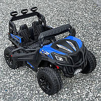 Детский электромобиль Buggy Turbo UTV 4WD (синий цвет) с пультом дистанционного управления 2,4G
