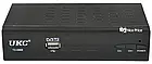 Тюнер UKC DVB T2-0968 з підтримкою wi-fi адаптера, Чорний, фото 3