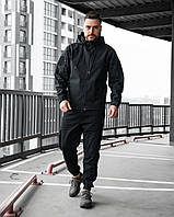 Тактическая армейская куртка для военных черная soft, Качественные мужские демисезонные куртки и ветровки nr