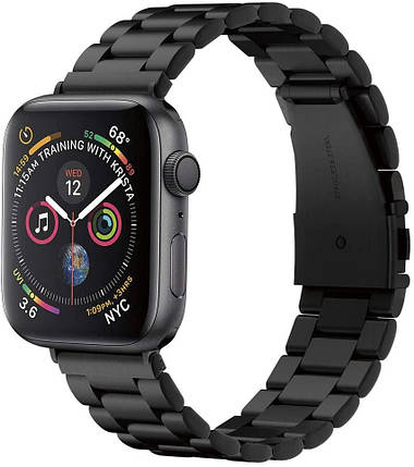 Ремінець Spigen Modern Fit для Apple Watch (42 / 44 / 45 / 49 MM) Чорний (062MP25403), фото 1