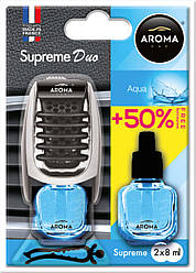 Ароматизатор Aroma Car Supreme Duo Slim Aqua, 8ml