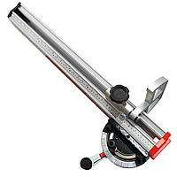 Кутова лінійка з перекидним упором і шкалами для форматно-розкрійних верстатів