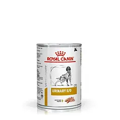 Вологий корм для собак, при захворюваннях сечовивідних шляхів Royal Canin Urinary S/O, 410 г (домашня птиця)