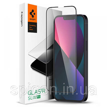 Захисне скло Spigen для iPhone 16e / 14 / 13 / 13 Pro - Glas.tR AlignMaster (1шт) Black (AGL03392), фото 1