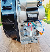 Дизельний двигун 190F 477DS/T 10.88 Л,с з електростарером (для генератора, мотоблока, мотопомпи), фото 3