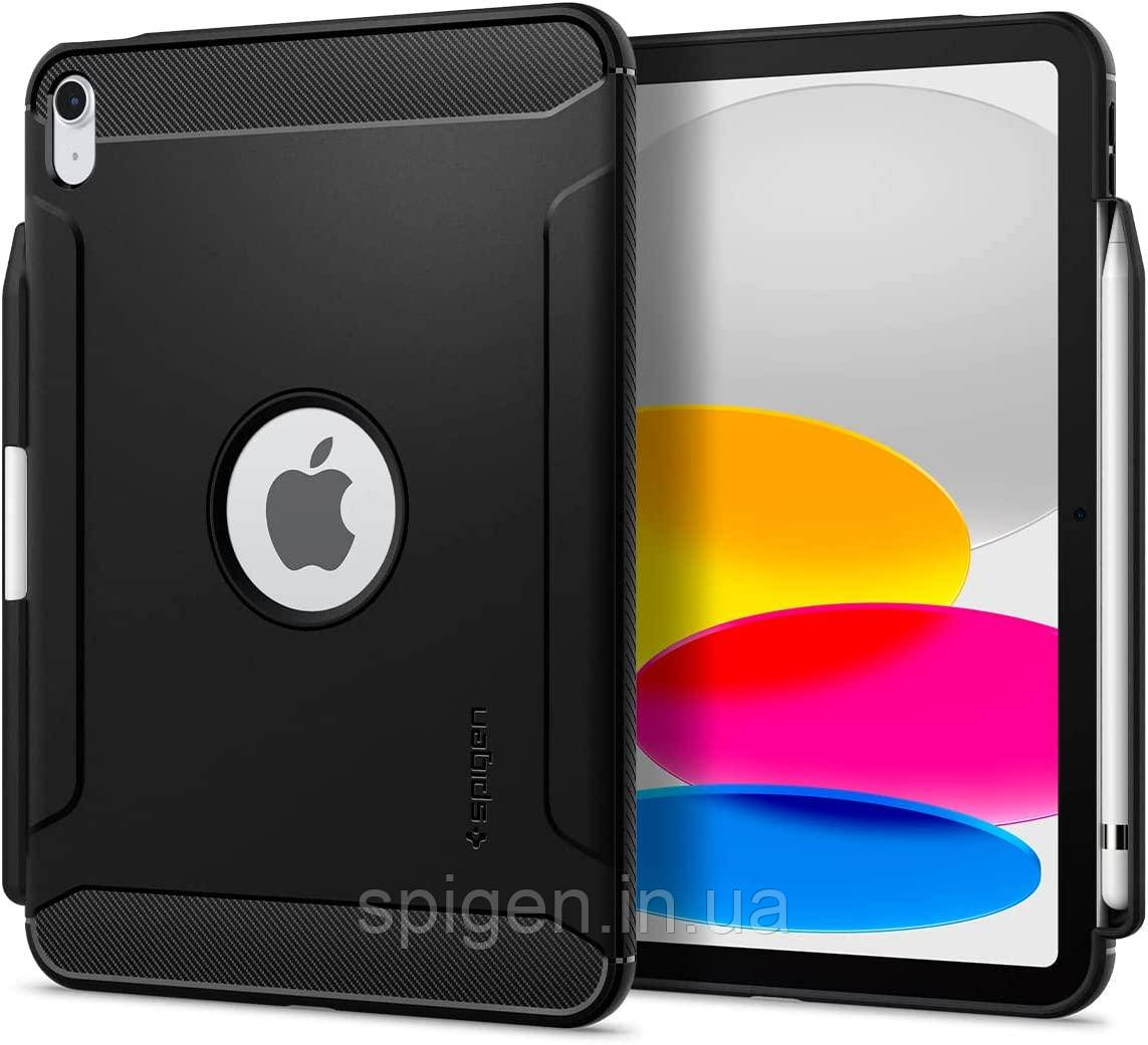 Чохол Spigen для iPad 10 (10.9") 2022 - Rugged Armor, Matte Black (ACS05552)